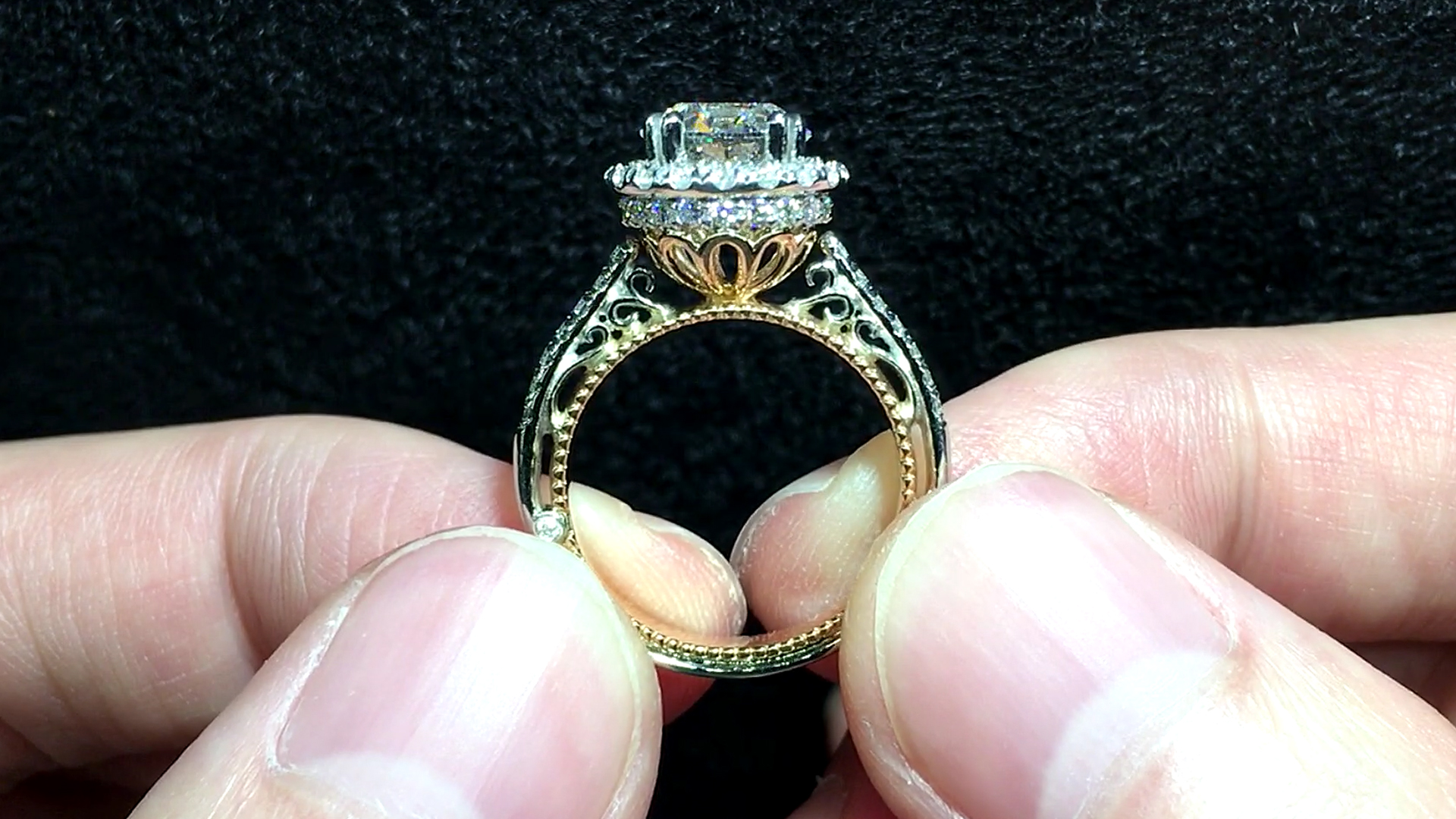 Verragio Venetian 5053R - TT Halo Engagement Ring